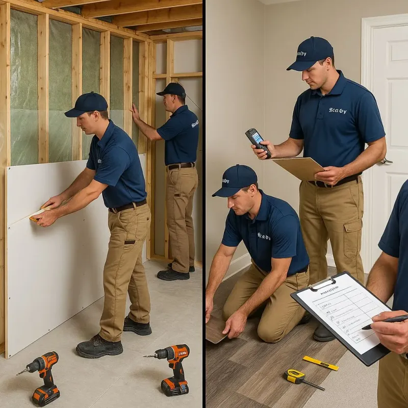 Repairs and Reconstruction process in Rutledge, TN